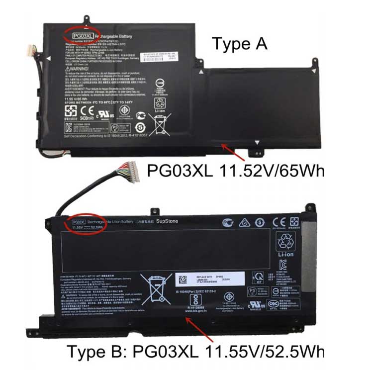 HP 15-dk0139TX
																 Laptop Accu's