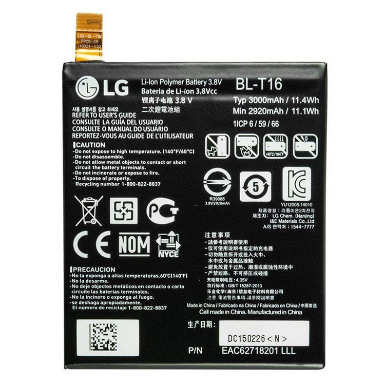 LG BL-T16携帯電話のバッテリー