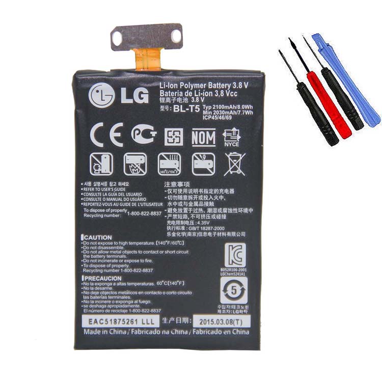 LG Nexus 4 E960 E975 E973 E970 F180 LS970 batería