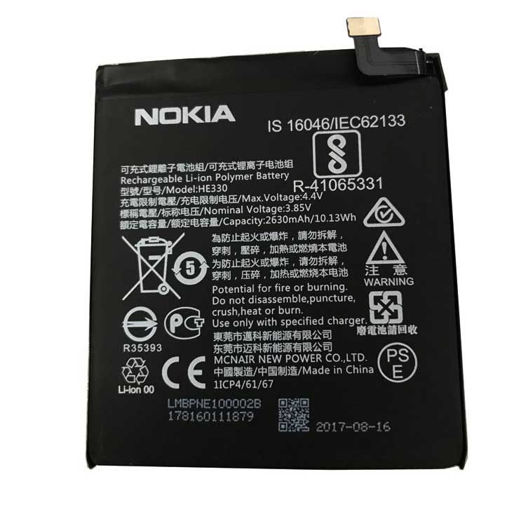NOKIA  HE330  2630MAH/10.13WHノートPCバッテリー